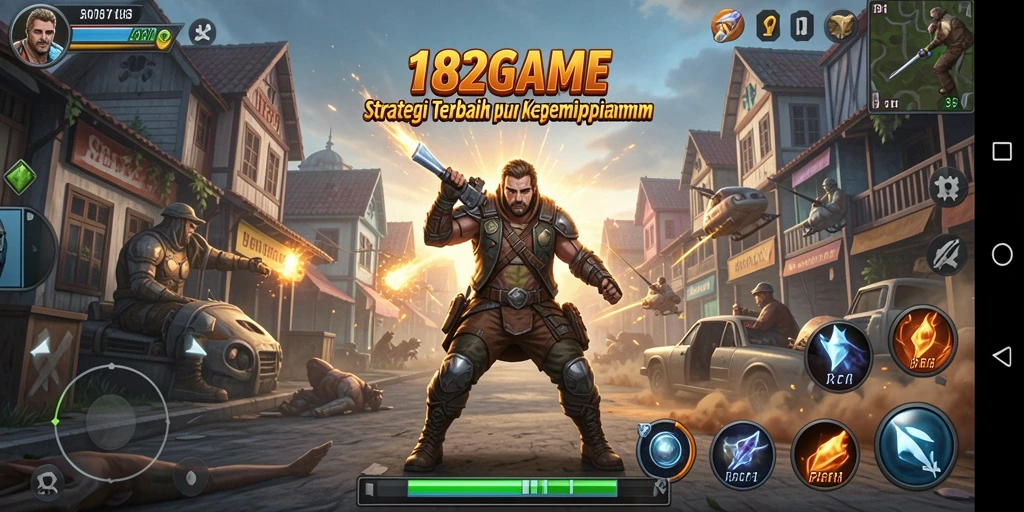 Tampilan menarik dari gameplay 182GAME yang penuh strategi.