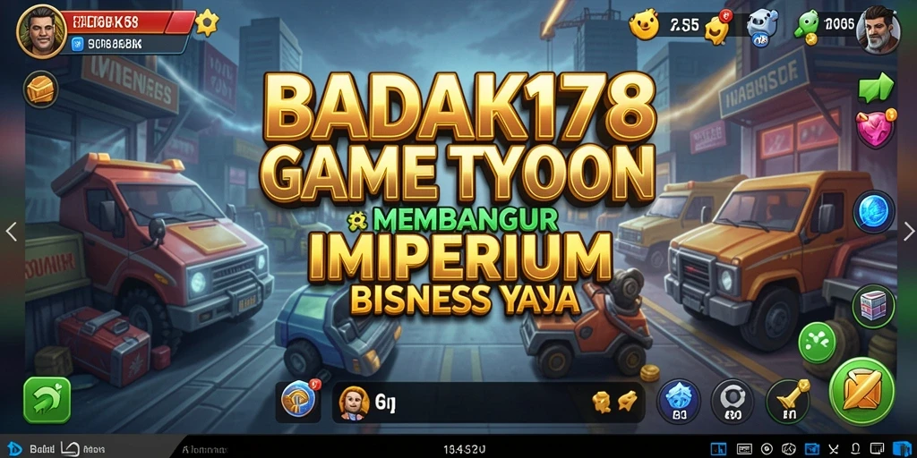 Screenshot BADAK178 menampilkan gameplay menarik dari aktivitas bisnis.