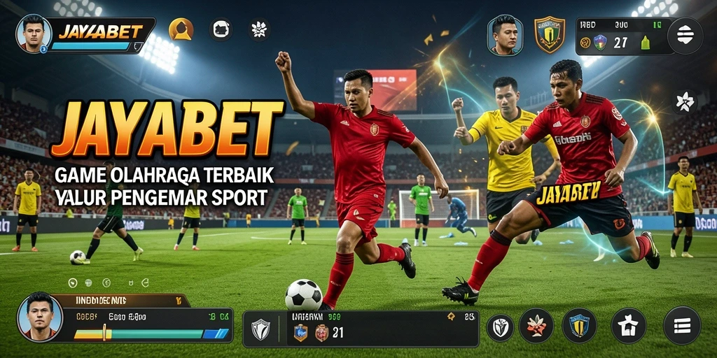 Tampilan gameplay seru dari JAYABET dengan interaksi olahraga.