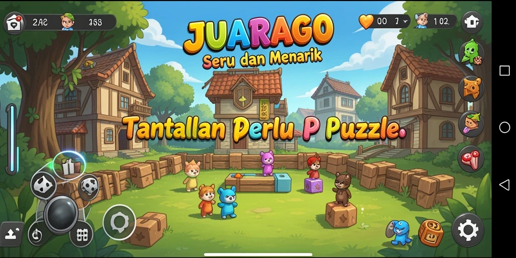 Tampilan menarik dari gameplay JUARAGO yang menantang.