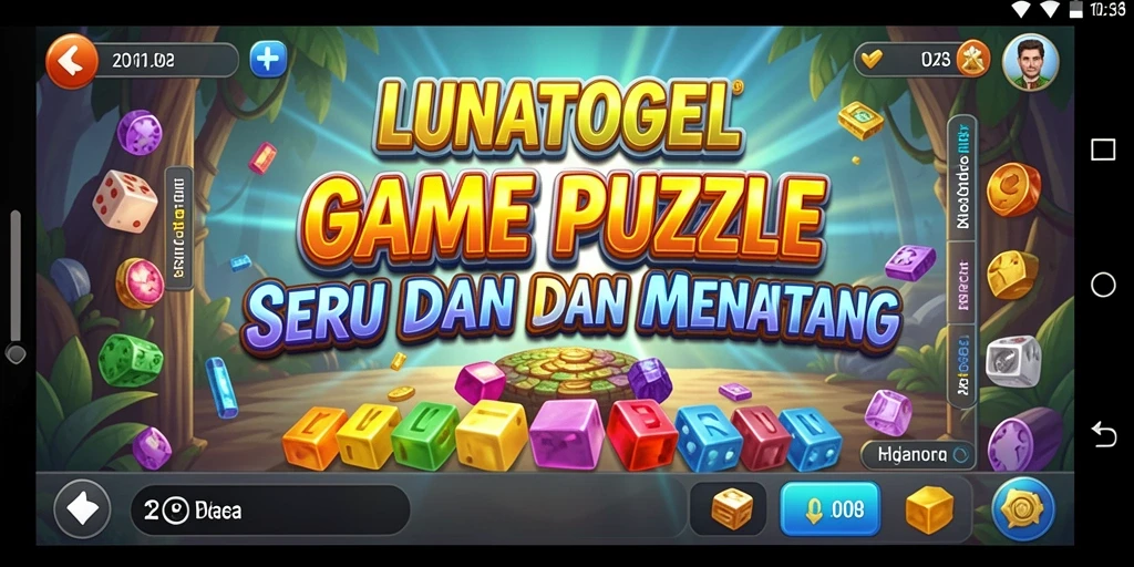 Tampilan gameplay LUNATOGEL yang menantang dan mengasyikkan.