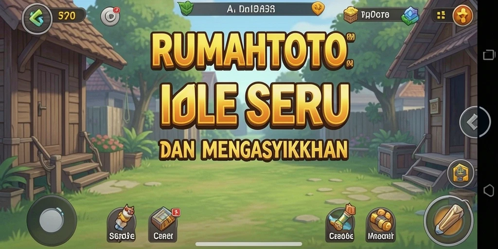Screenshot gameplay RUMAHTOTO menampilkan keseruan permainan Idle yang menarik.