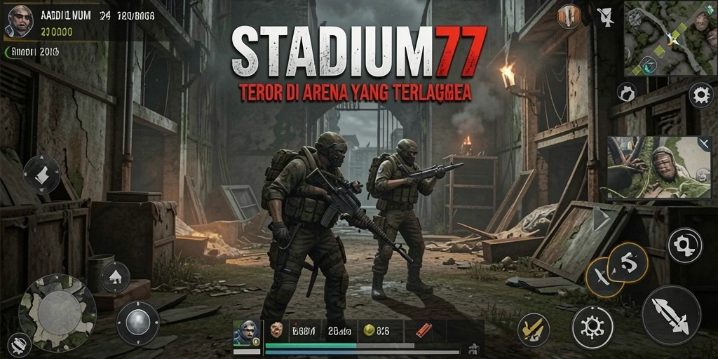Gameplay mendebarkan di stadion angker.