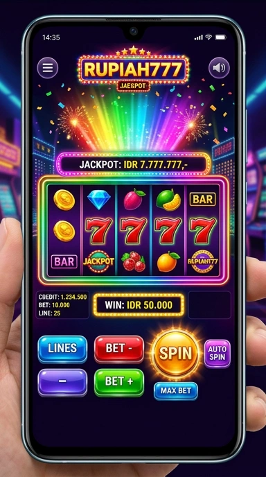 Screenshot fitur unggulan di aplikasi rupiah777.